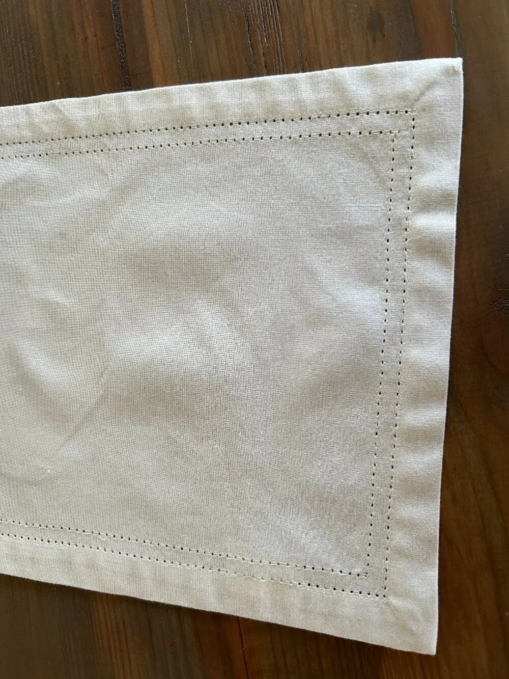 Biltmore Ecru Hemstitched Table Runner 14